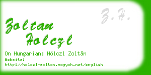 zoltan holczl business card